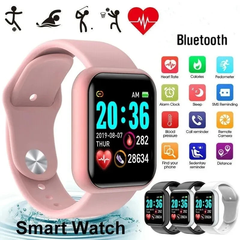 Sports Smartwatch Y68 D20 Alarm Clock (1pc)