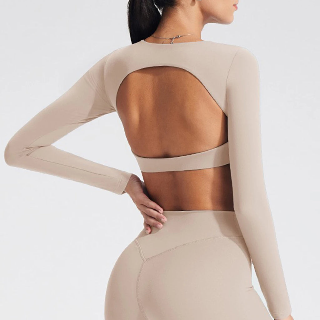 Women's Long-Sleeved Yoga Top (1pc)